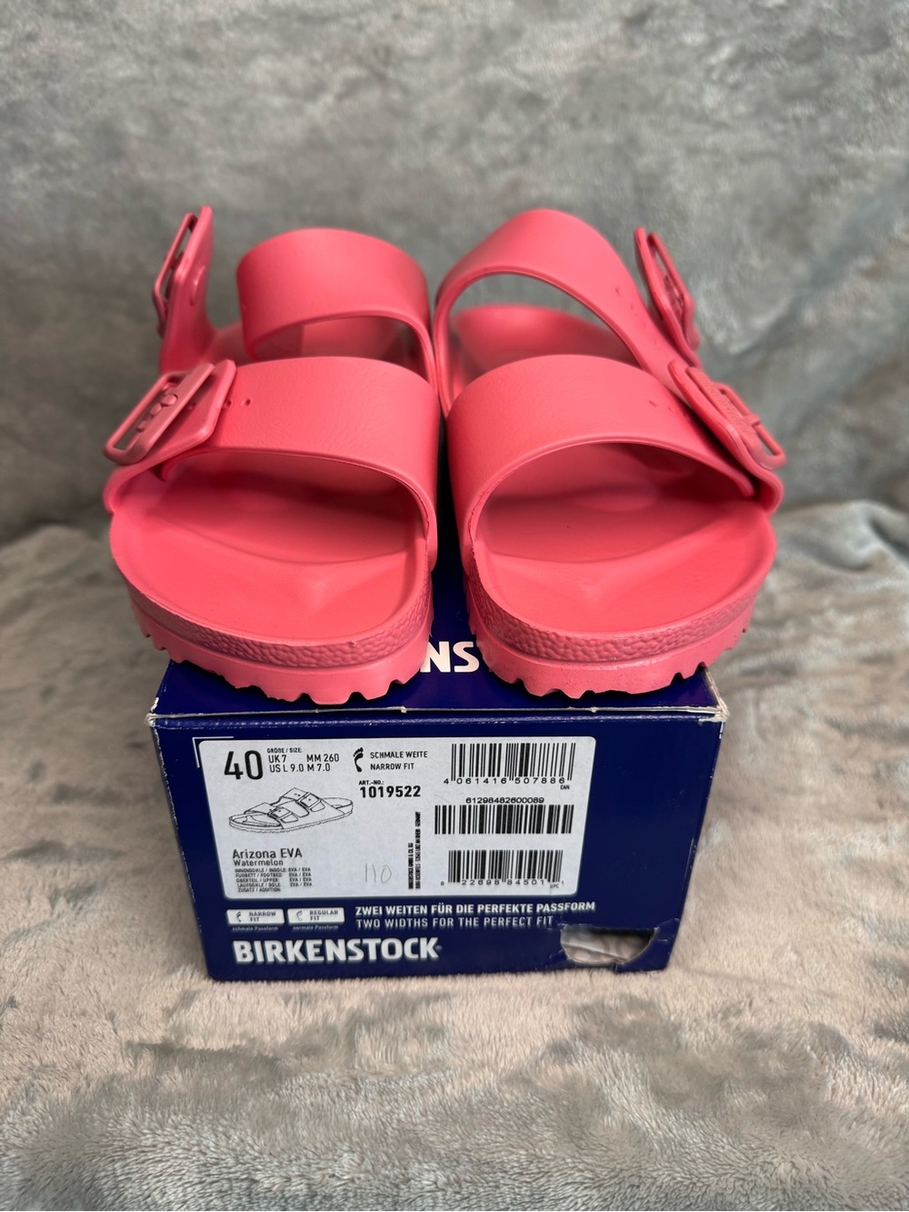 New in box- Birkenstock Arizona EVA Sandals - 9.5 women (40)